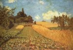 Wheatfields near Argenteuil - Oil Painting Reproduction On Canvas