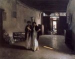 Venetian Interior - John Singer Sargent Oil Painting