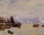 The Seine, View from the Quay de Pont du Jour - Oil Painting Reproduction On Canvas