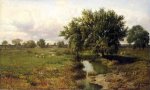 Summer Pastures - William Mason Brown Oil Painting