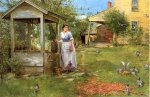 At the Well - Oil Painting Reproduction On Canvas