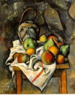 Ginger Jar and Fruit - Paul Cezanne Oil Painting
