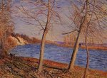 Riverbank at Veneux - Oil Painting Reproduction On Canvas