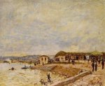 Seine at Daybreak - Alfred Sisley Oil Painting