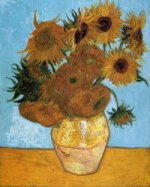 Sunflowers VI - Vincent Van Gogh Oil Painting