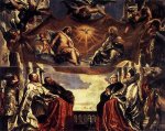 The Gonzaga Family Worshipping the Holy Trinity - Peter Paul Rubens Oil Painting