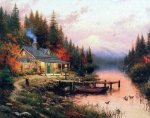 End of A Perfect Day - Thomas Kinkade Oil Painting