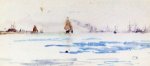 Zuyder Zee - James Abbott McNeill Whistler Oil Painting
