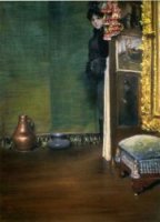 May I Come In? - Oil Painting Reproduction On Canvas