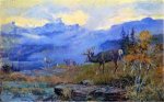 Deer Grazing - Charles Marion Russell Oil Painting