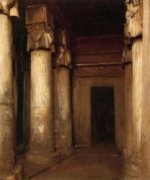 Temple of Denderah - John Singer Sargent Oil Painting