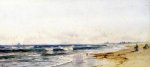 Far Rockaway Beach - Alfred Thompson Bricher Oil Painting
