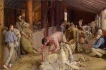 the Shearing of the Rams by Tom Roberts