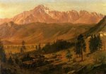 Pikes Peak - Albert Bierstadt Oil Painting