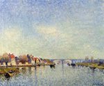 Banks of the Loing at Saint-Mammes - Oil Painting Reproduction On Canvas
