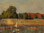 Regatta at Hampton Court - Oil Painting Reproduction On Canvas