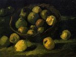 Still Life with Basket of Apples - Vincent Van Gogh Oil Painting