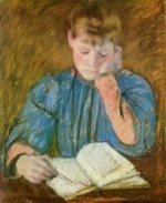 The Pensive Reader - Oil Painting Reproduction On Canvas