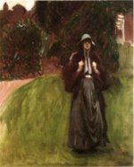 Clementina Austruther-Thompson (sketch) - John Singer Sargent Oil Painting