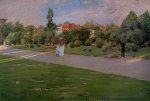 Prospect Park, Brooklyn III - William Merritt Chase Oil Painting