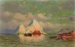 Fishing Boats on the Coast of Labrador - William Bradford Oil Painting