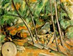 Woods with Millstone - Paul Cezanne Oil Painting