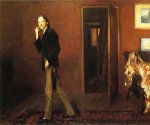 Robert Louis Stevenson and His Wife - John Singer Sargent Oil Painting