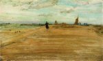 Beach Scene - James Abbott McNeill Whistler Oil Painting