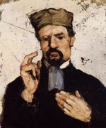 Uncle Dominique as a Lawyer - Paul Cezanne Oil Painting