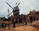 Le Moulin de la Galette - Vincent Van Gogh Oil Painting