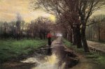 Meridian Street, Thawing Weather - Theodore Clement Steele Oil Painting