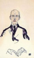 Portrait of Karl Maylander - Egon Schiele Oil Painting