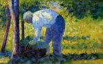 The Gardener - Georges Seurat Oil Painting