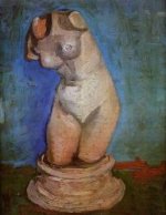 Plaster Statuette of a Female Torso - Vincent Van Gogh Oil Painting