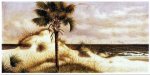 Sand Dunes, Palmetto (Sabal) and Steamboat - William Aiken Walker Oil Painting