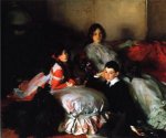 Essie, Ruby and Ferdinand, Children of Asher Wertheimer - John Singer Sargent oil painting