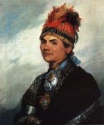 Joseph Brant - Gilbert Stuart Oil Painting