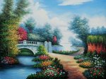 Broadwater Bridge II - Oil Painting Reproduction On Canvas