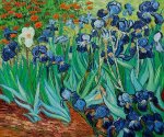 Irises II - Vincent Van Gogh Oil Painting