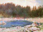 Lake in the Tyrol - John Singer Sargent Oil Painting