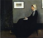 Arrangement in Grey and Black: Portrait of the Painter's Mother - Oil Painting Reproduction On Canvas