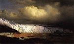 View of Sermitsialik Glacier - William Bradford Oil Painting