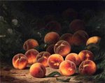 Bounty of Peaches - William Mason Brown Oil Painting
