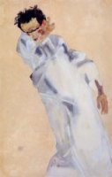 Self Portrait II - Egon Schiele Oil Painting