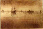 Nocturn - James Abbott McNeill Whistler Oil Painting
