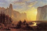 Yosemite Valley III - Albert Bierstadt Oil Painting