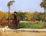 In the Park, Paris - William Merritt Chase Oil Painting