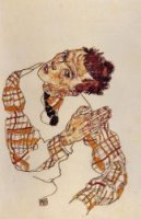 Self Portrait III - Egon Schiele Oil Painting