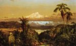 Cayambe - Frederic Edwin Church Oil Painting