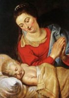 Virgin and Child IV - John Singer Sargent Oil Painting